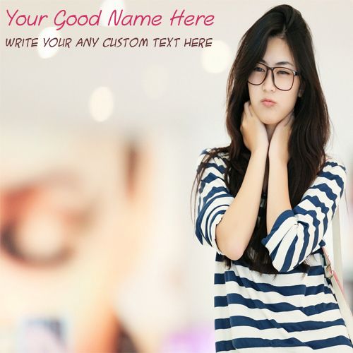 Beautiful Asian Cutest Girl DP Name Profile Pictures -Name On Girl Pics